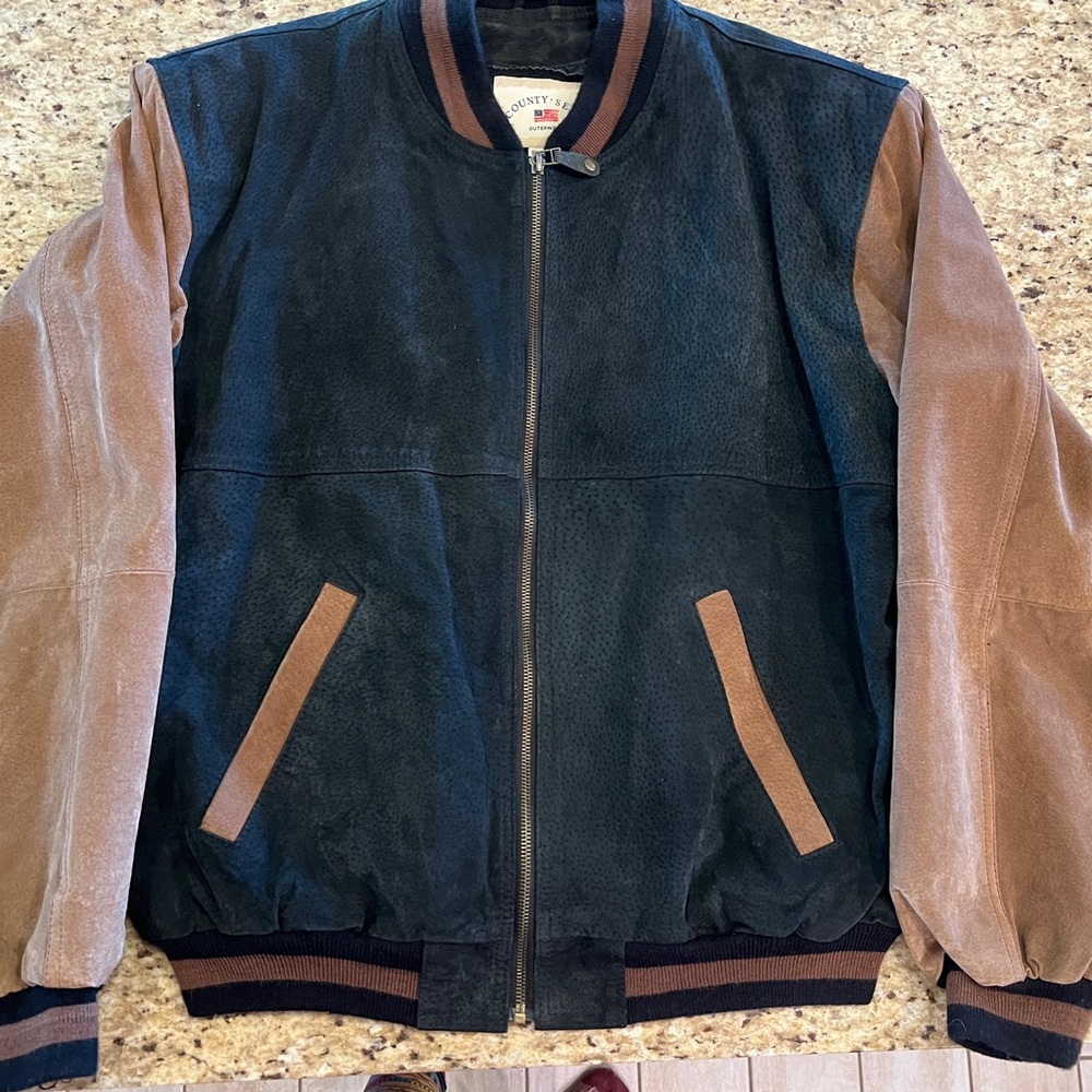 Vintage County Seat leather jacket.